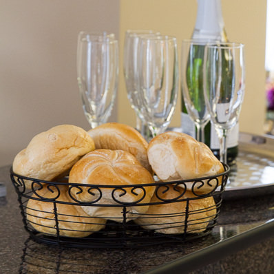 black bread basket