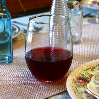 stemless wine